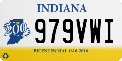 IN license plate 979VWI