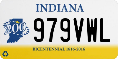 IN license plate 979VWL