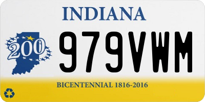 IN license plate 979VWM