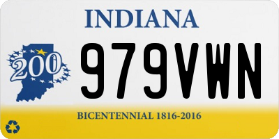 IN license plate 979VWN