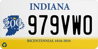IN license plate 979VWO