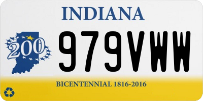 IN license plate 979VWW