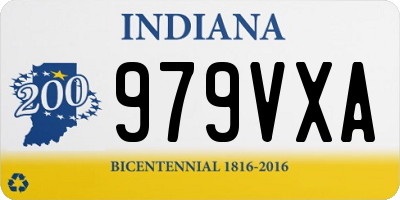 IN license plate 979VXA