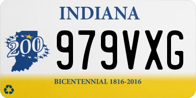 IN license plate 979VXG