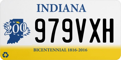 IN license plate 979VXH