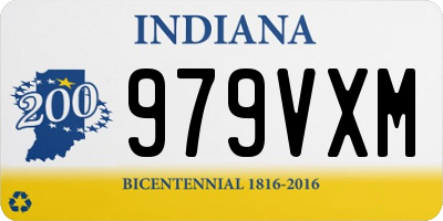 IN license plate 979VXM