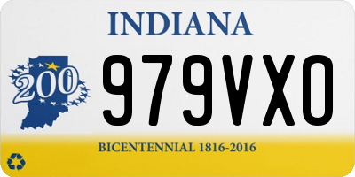 IN license plate 979VXO