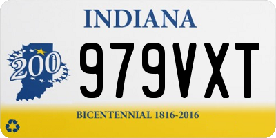 IN license plate 979VXT