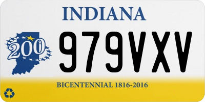 IN license plate 979VXV
