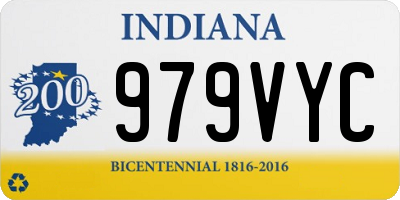 IN license plate 979VYC