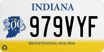 IN license plate 979VYF