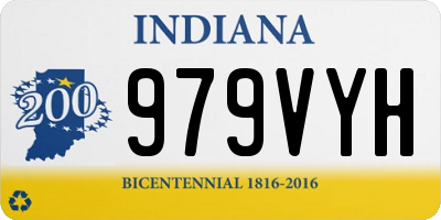 IN license plate 979VYH