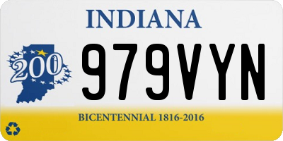 IN license plate 979VYN