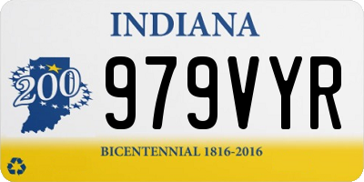 IN license plate 979VYR