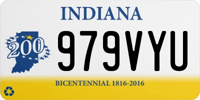 IN license plate 979VYU