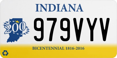 IN license plate 979VYV