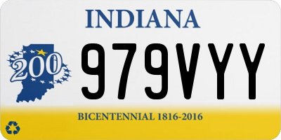IN license plate 979VYY