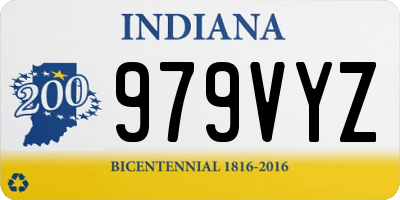 IN license plate 979VYZ