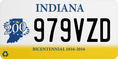 IN license plate 979VZD