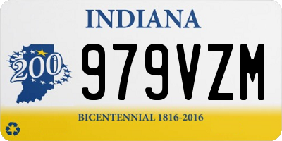 IN license plate 979VZM