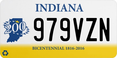 IN license plate 979VZN