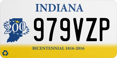 IN license plate 979VZP
