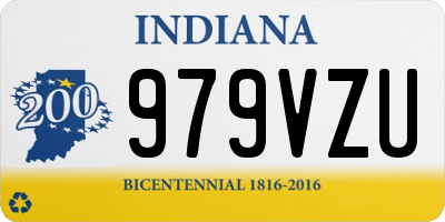 IN license plate 979VZU