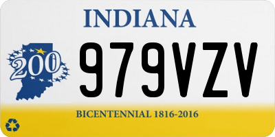 IN license plate 979VZV