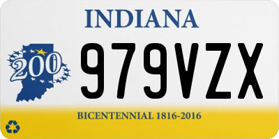IN license plate 979VZX