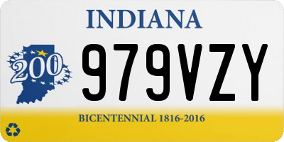IN license plate 979VZY
