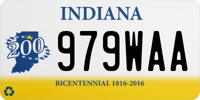 IN license plate 979WAA
