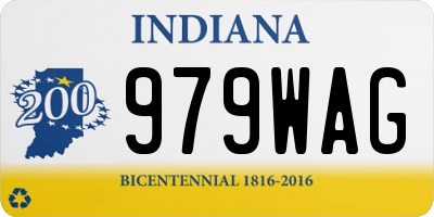 IN license plate 979WAG