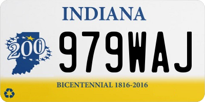 IN license plate 979WAJ