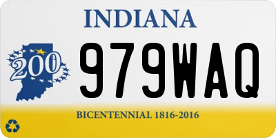IN license plate 979WAQ