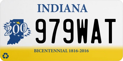 IN license plate 979WAT
