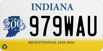 IN license plate 979WAU