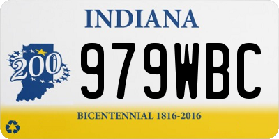 IN license plate 979WBC