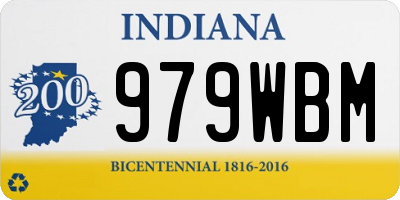 IN license plate 979WBM