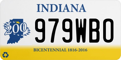IN license plate 979WBO