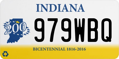 IN license plate 979WBQ