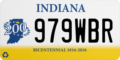 IN license plate 979WBR