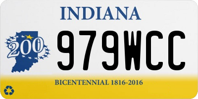 IN license plate 979WCC