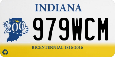 IN license plate 979WCM