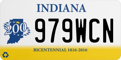 IN license plate 979WCN
