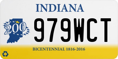IN license plate 979WCT
