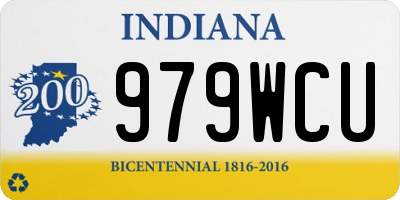 IN license plate 979WCU