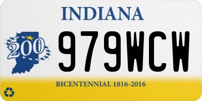 IN license plate 979WCW