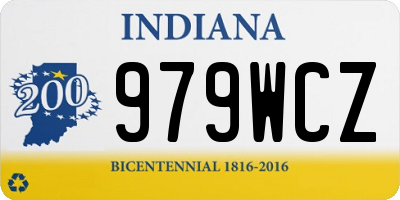 IN license plate 979WCZ