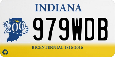 IN license plate 979WDB