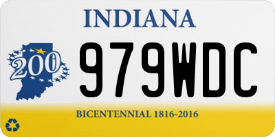 IN license plate 979WDC